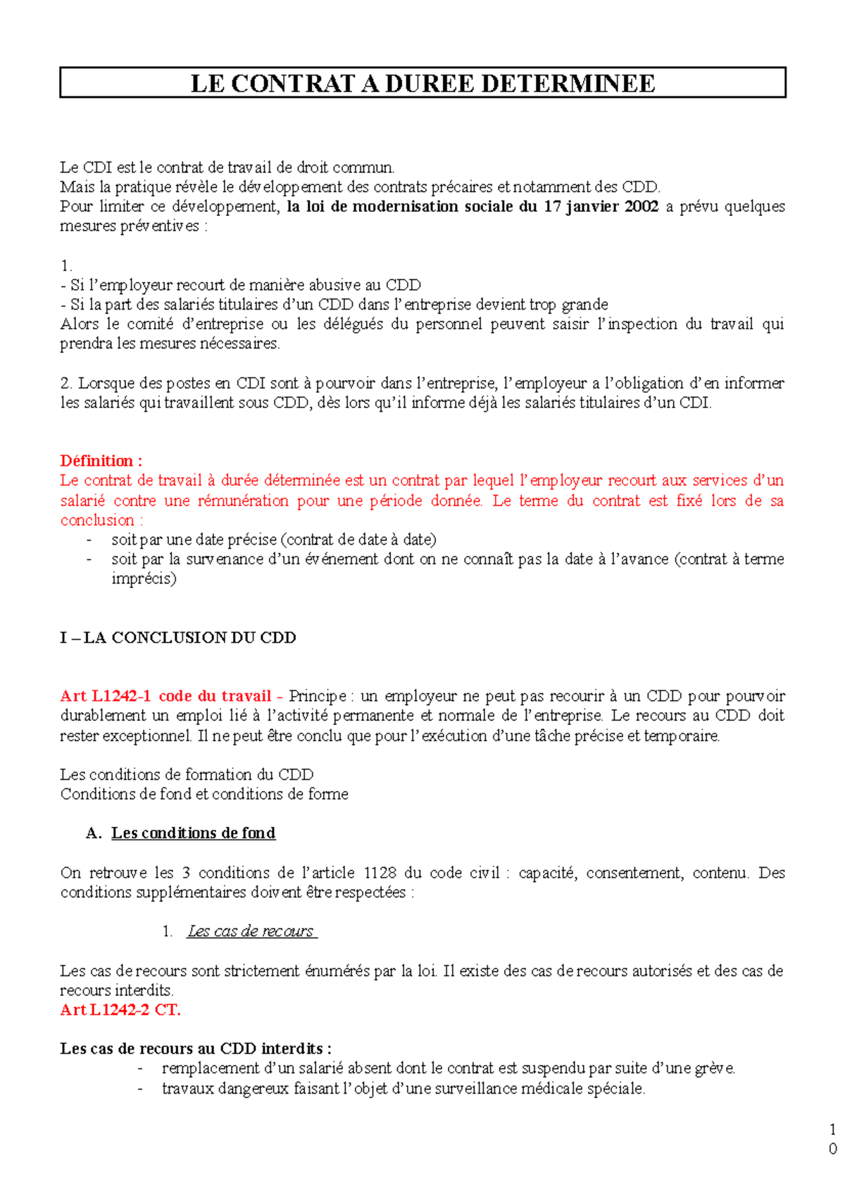 Contrat Cdi Suite Cdd Avantages Et Inconv nients Cdd Cdi UQJFK