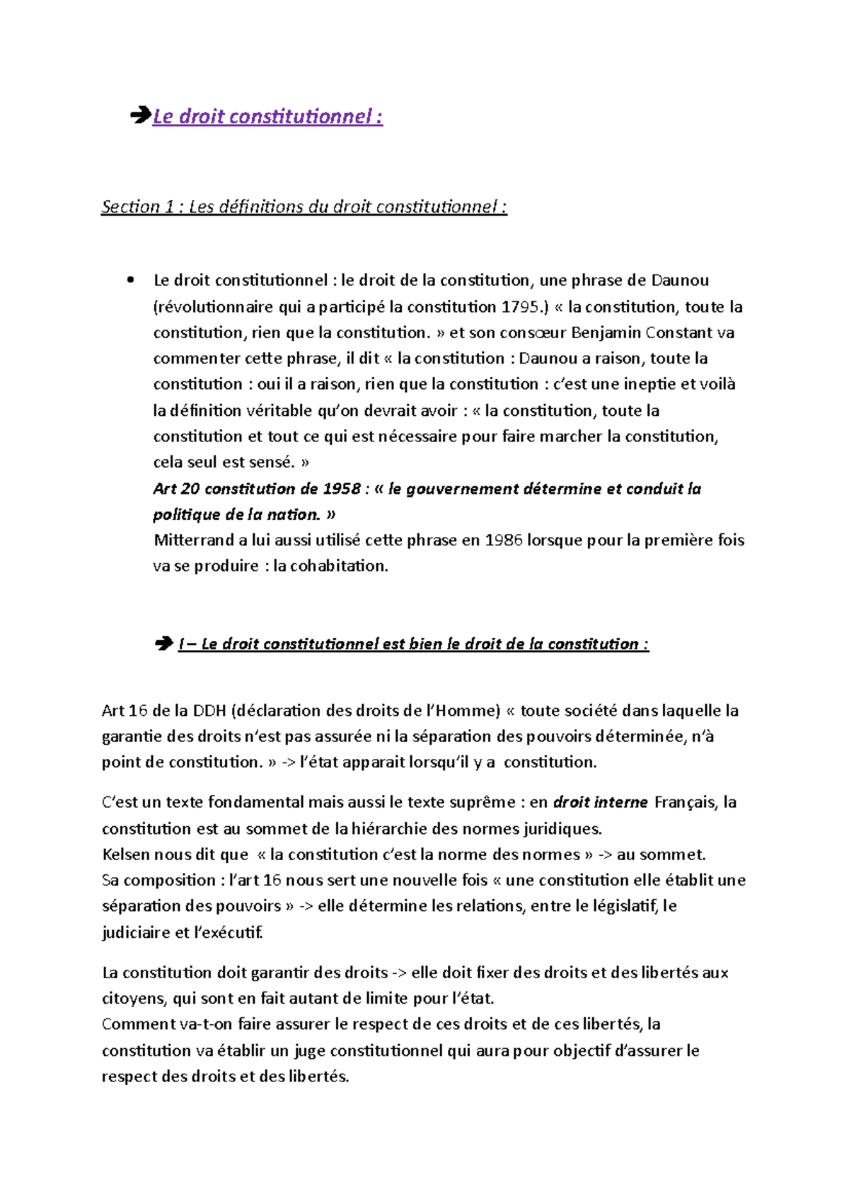 exemple phrase d'accroche dissertation droit constitutionnel