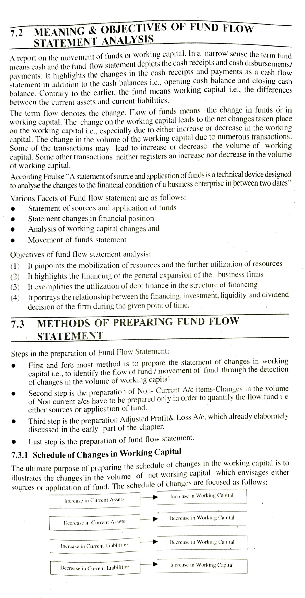 Accounting FUND FLOW Statement Analysis - MEANING & OBJECTIVES OF FUND ...