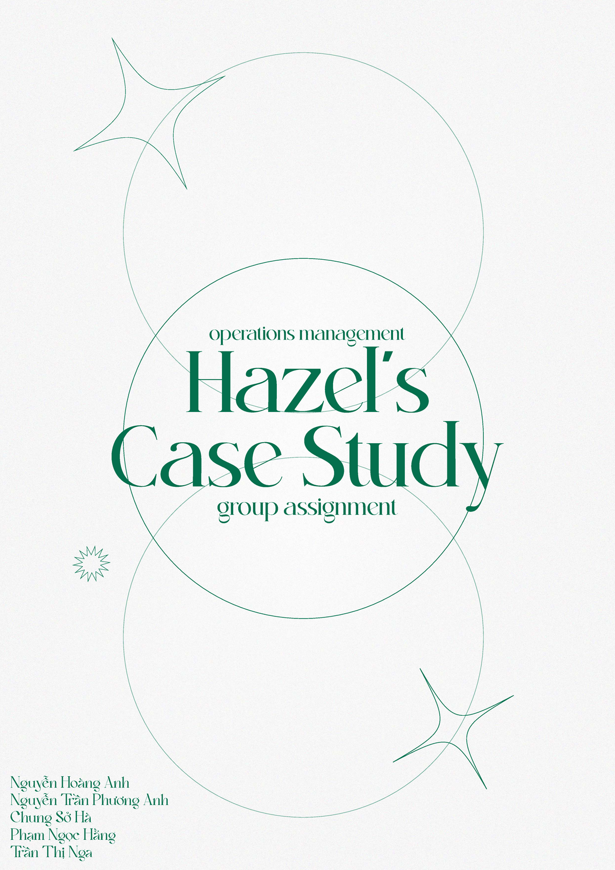 hazel case study operations management