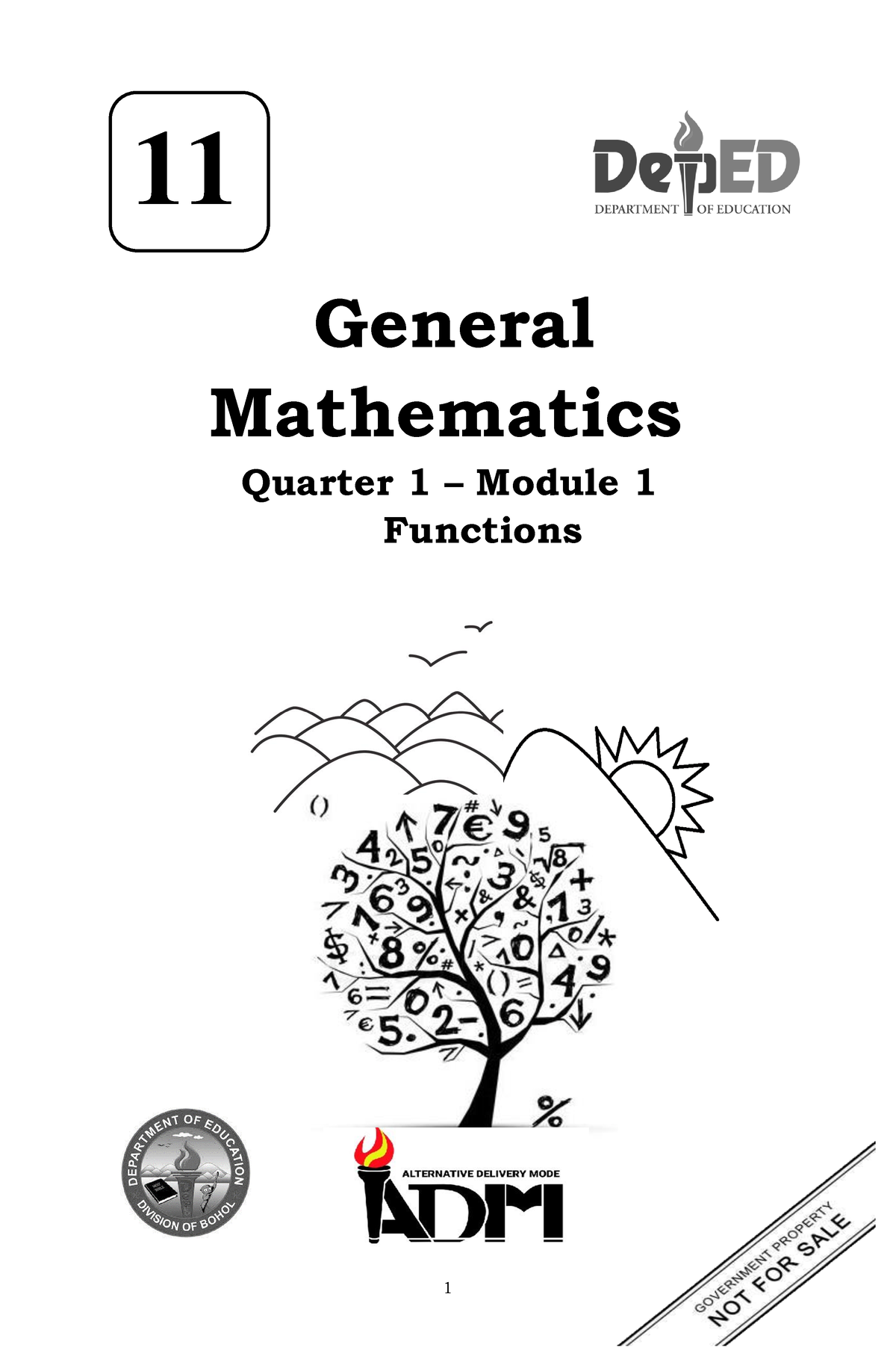 General Mathematics Q1 SLM WK1 - 11 General Mathematics Quarter 1 ...