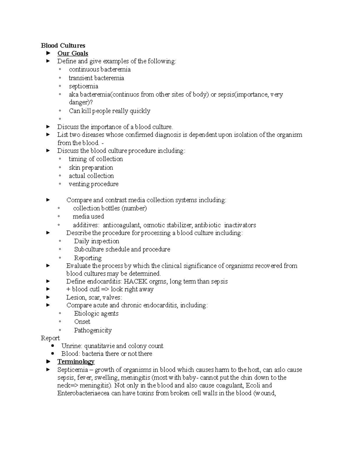 Blood - Clinical Microbiology - Blood Cultures Our Goals Define and ...