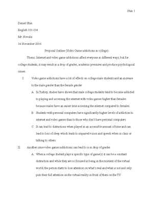 English 101 Research Paper Example