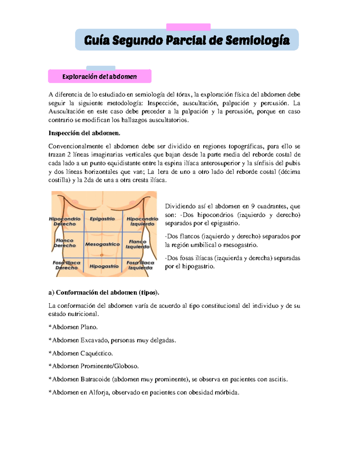 Guia 2do Parcial De Semiología Eduiliandro D'Falfan - GuÌa Segundo ...