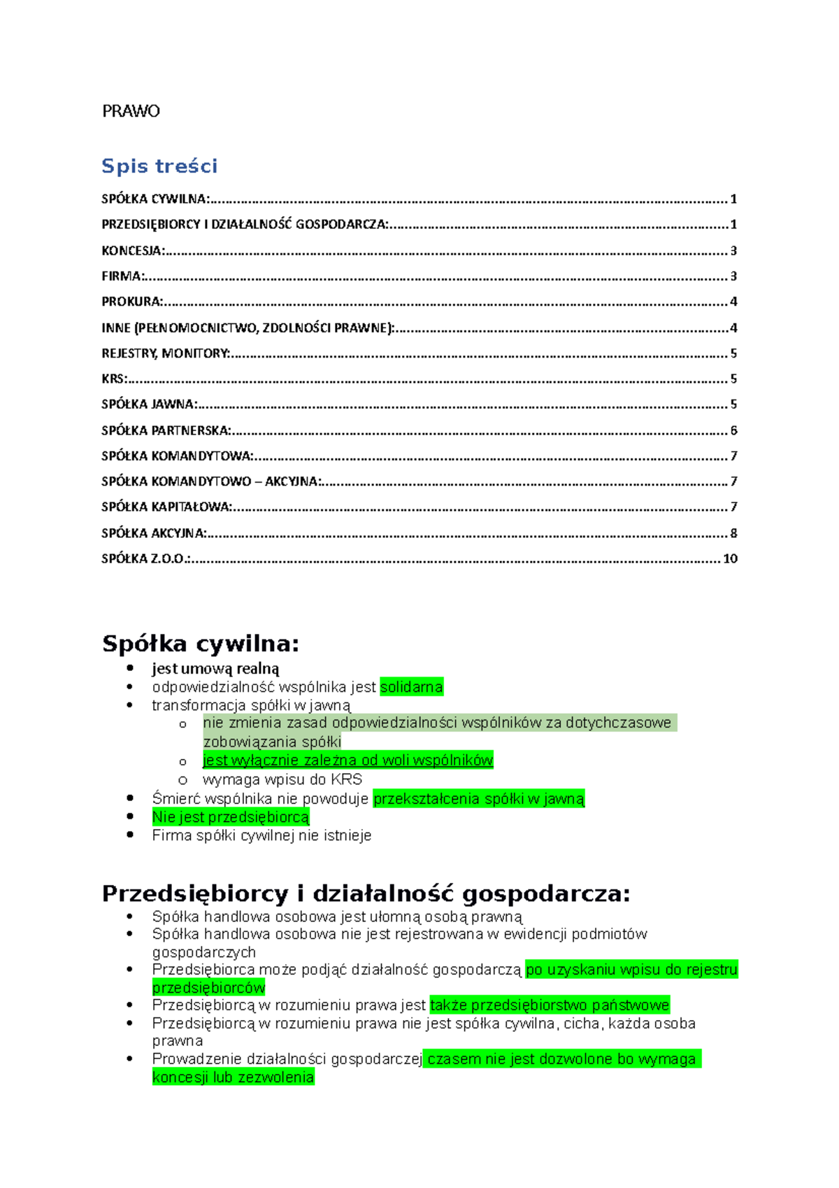 Europejskie Prawo Pracy Florek Spis Treści www.studocu.com