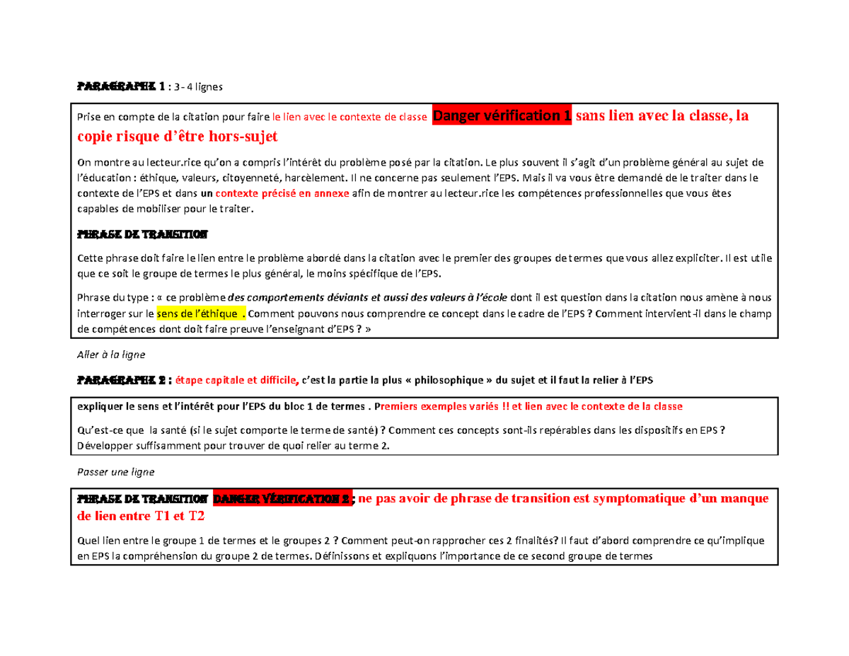 Sa Reponse A Sa Declaration Scan Vf Format possible de réponse au sujet - Paragraphe 1 : 3- 4 lignes Prise