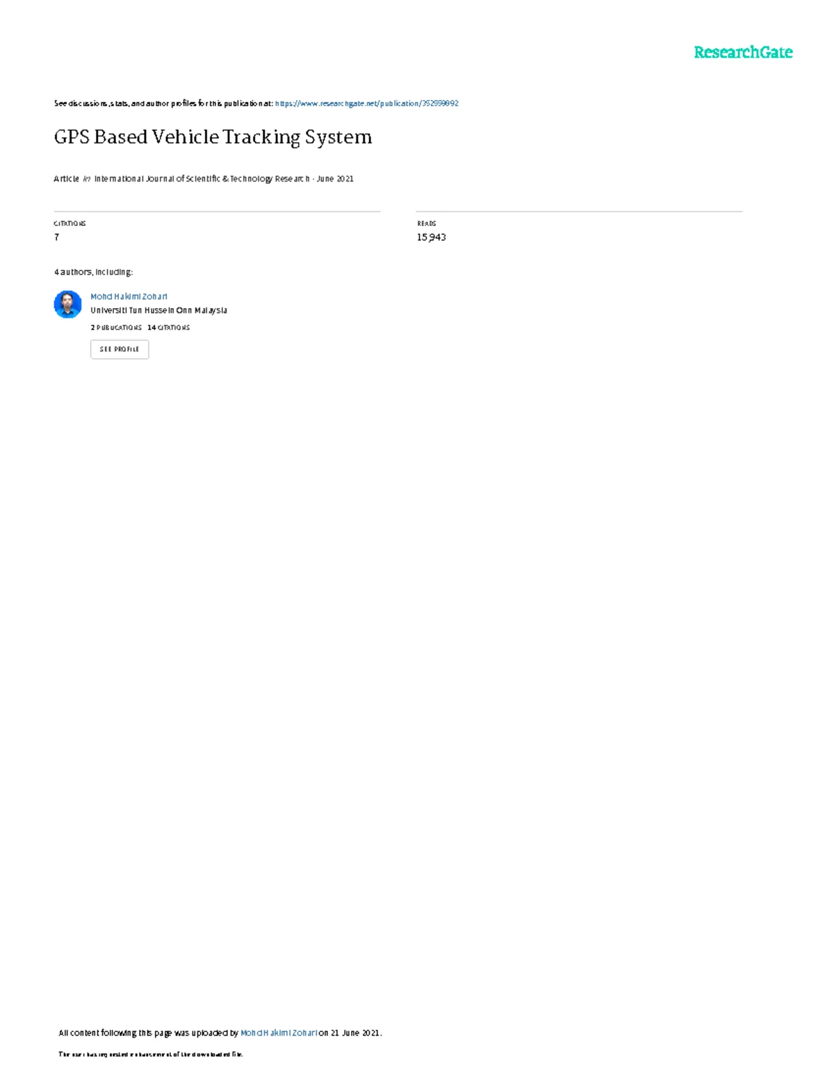 422070 real time vehicle tracking system using 9c0ccb27 - - Studocu