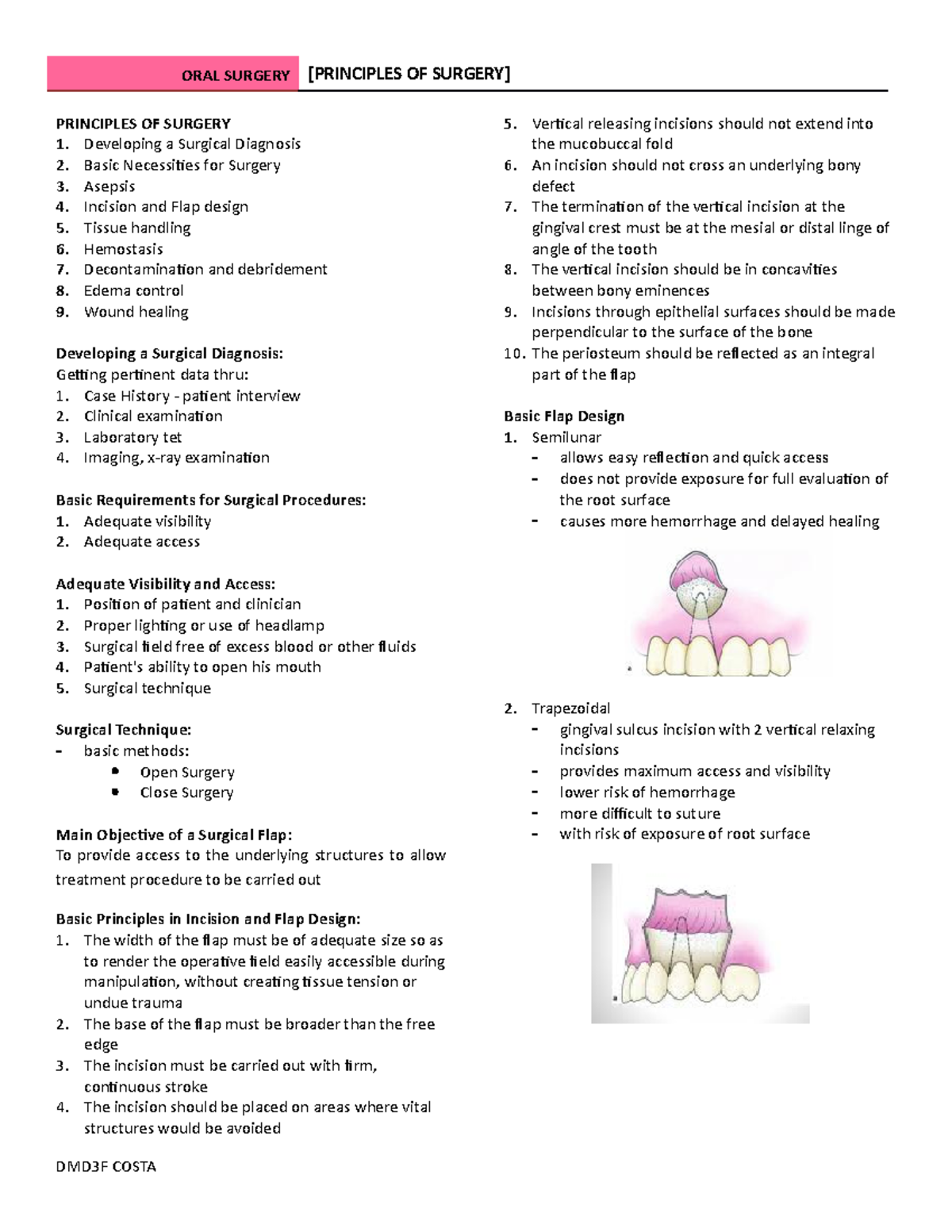 Principles of Oral Surgery ORAL SURGERY [PRINCIPLES OF SURGERY