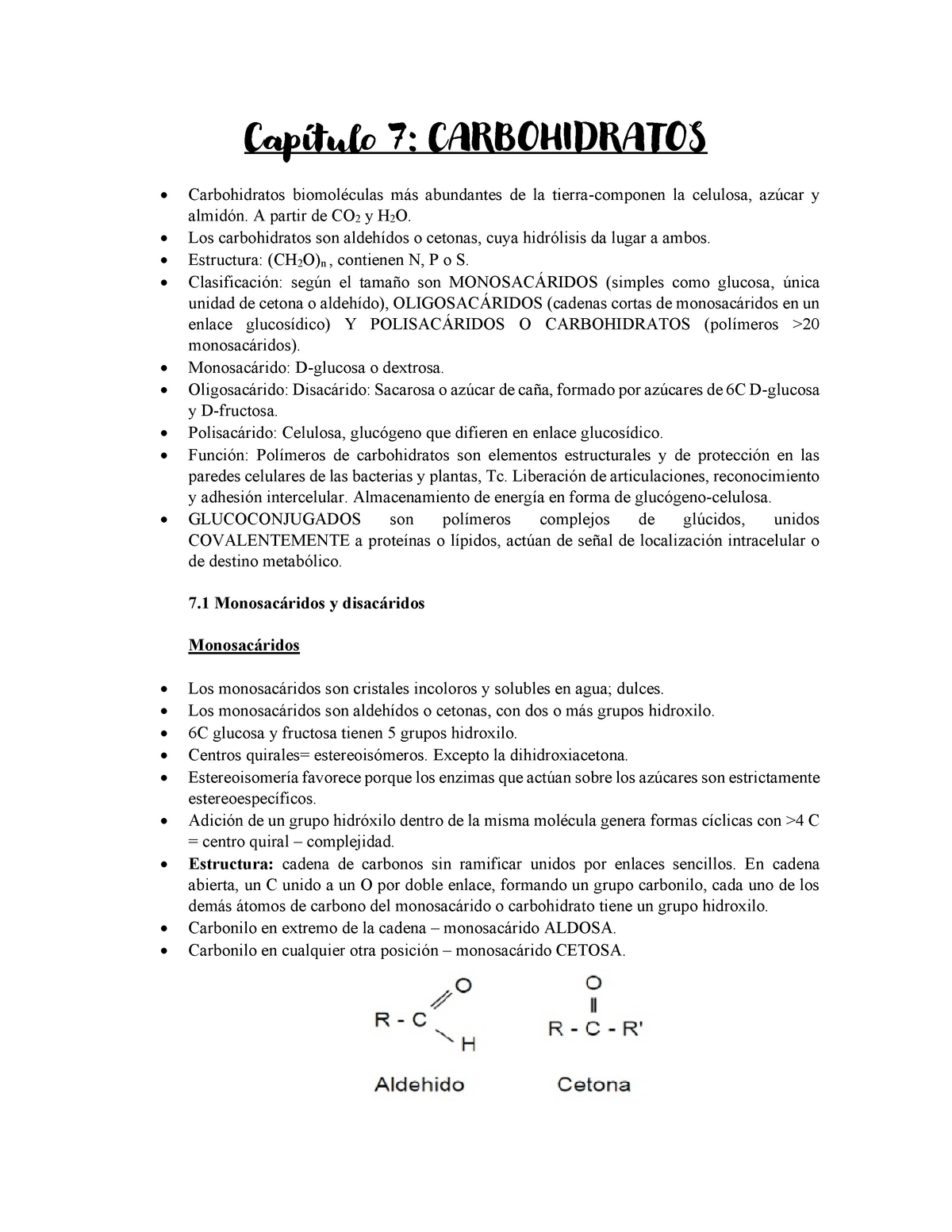 Resumen Bqi Final Bioquímica I Conceptos Básicos Capítulo 7