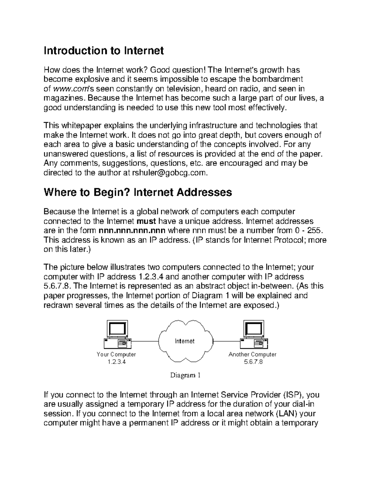 Intro To Internet - Introduction to Internet How does the Internet work ...