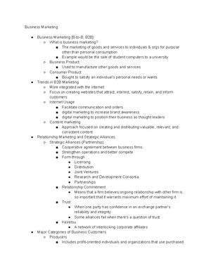 Marketing Chapter 4 Notes [Marketing Environment] - The Marketing ...