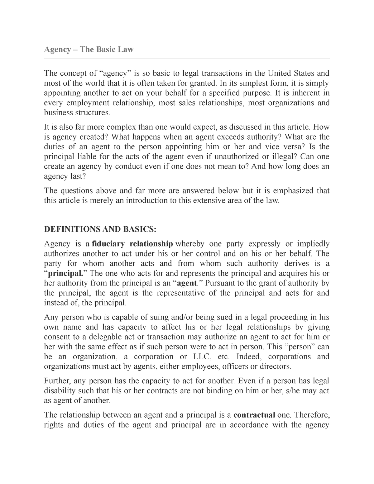 agency-notes-commercial-law-2-1-agency-the-basic-law-the-concept