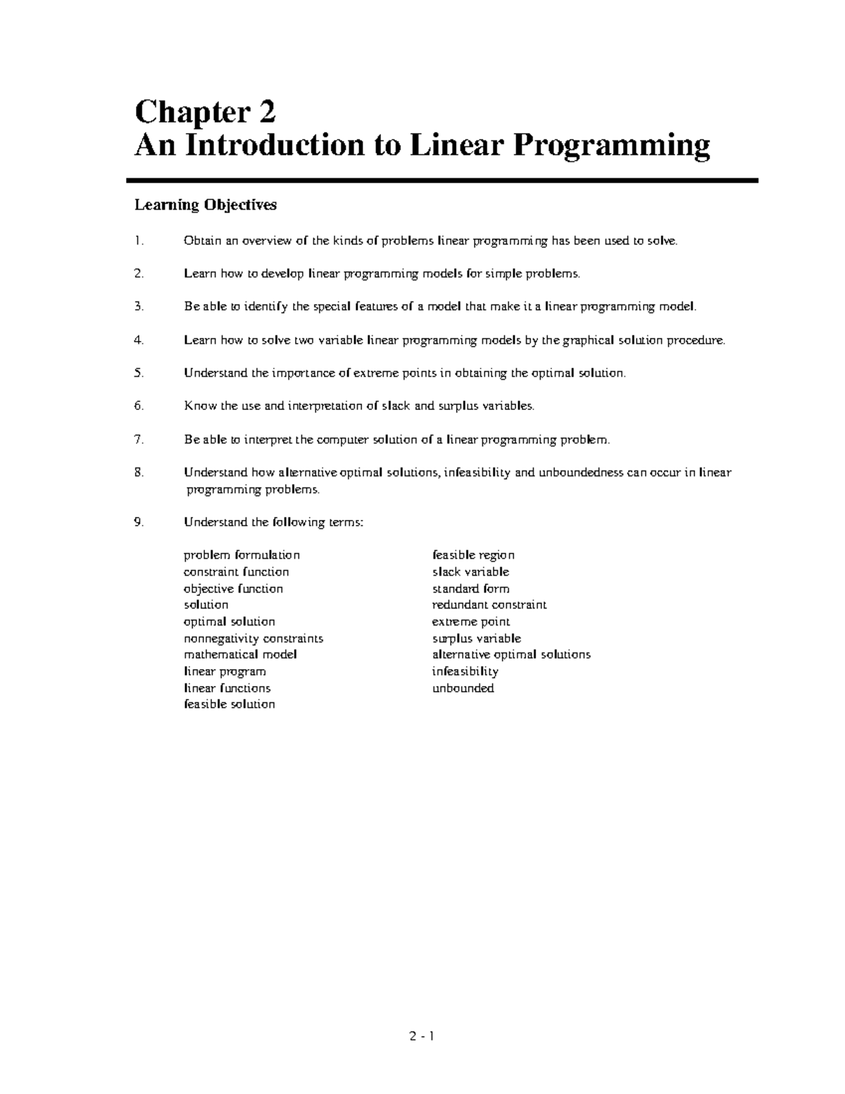 Chapter 02 Soln Updated 111216 - Chapter 2 An Introduction to Linear ...