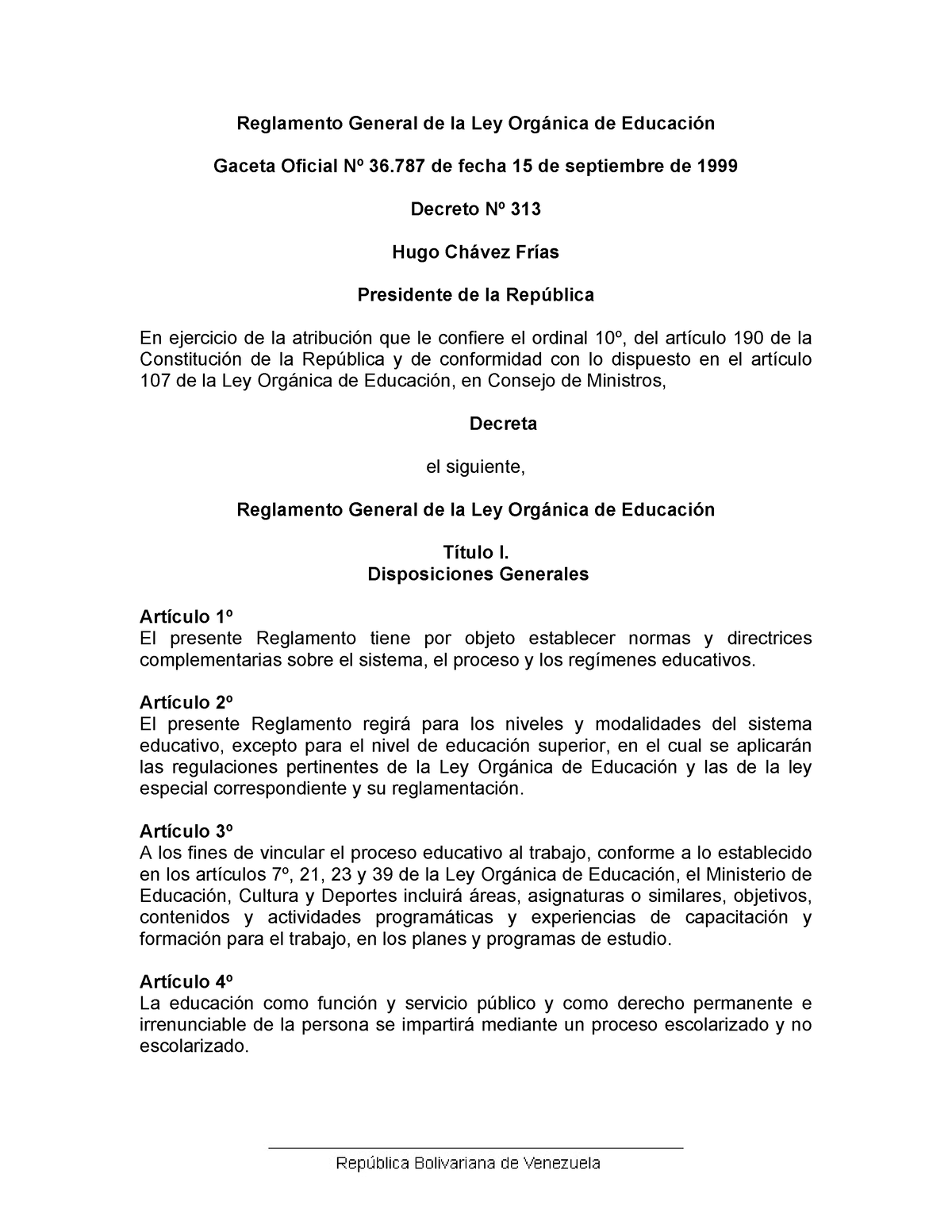 Reglamento General De La Ley Organica De Educacion Reglamento General De La Ley Orgánica De 2038