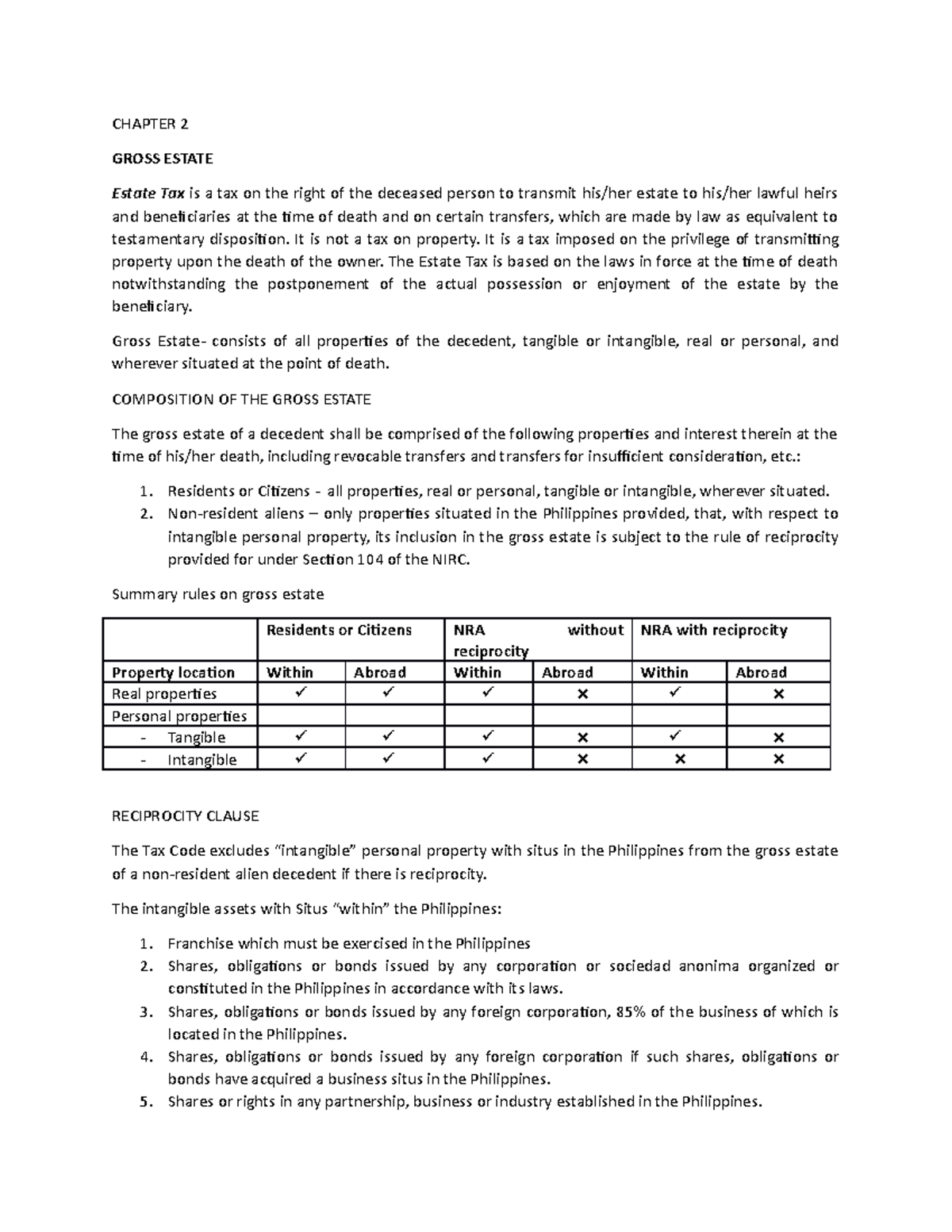 gross-estate-deductions-chapter-2-gross-estate-estate-tax-is-a-tax-on