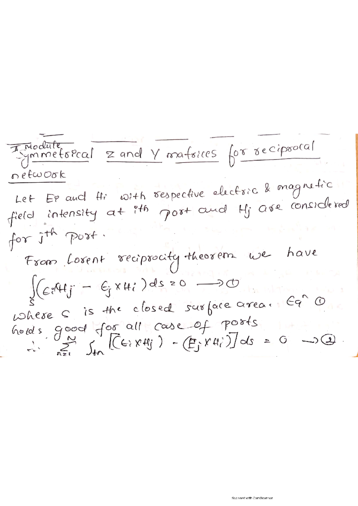 Module 2-parta - 17ec71 vtu notes - Microwave and antennas - Studocu