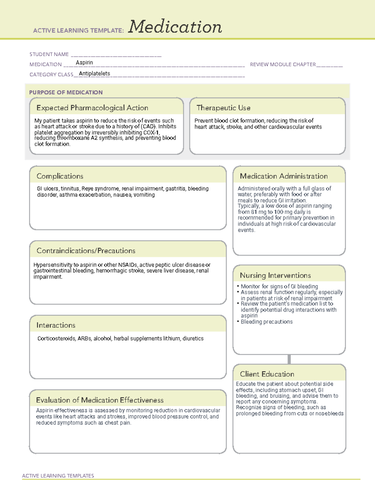 Kami Export - template medication - ACTIVE LEARNING TEMPLATES ...