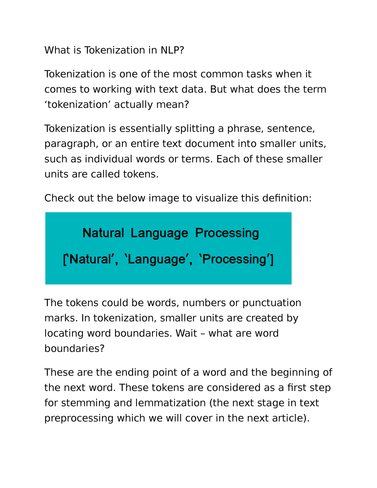 6. What Is Tokenization In NLP - What Is Tokenization In NLP ...