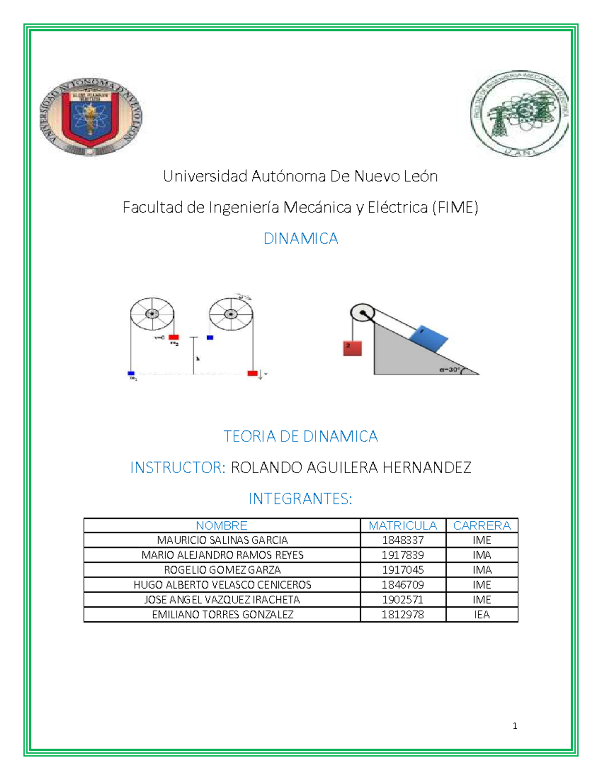 Teoria Dinamica-1 - Conceptos De Dinámica - Universidad Autónoma De ...