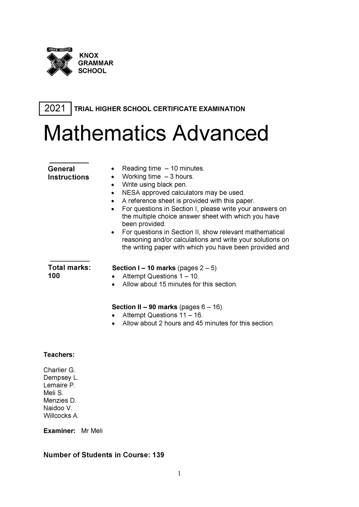 knox-2021-2u-trials-solutions-knox-grammar-school-trial