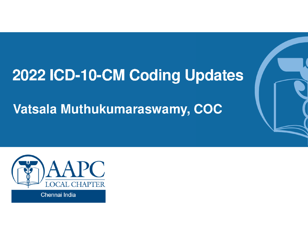 ICD - 10 CM - 2022 new guidelines medical coding - 2022 ICD-10-CM ...