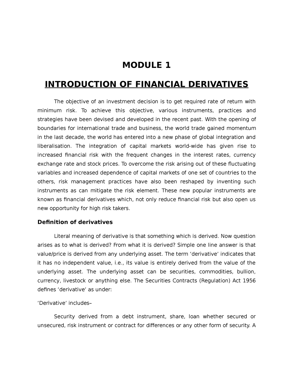 phd thesis on financial derivatives