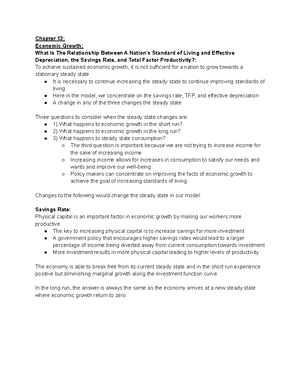 Macroeconomics Chapter 12 Macroeconomic Measures Part III - Chapter 12 ...