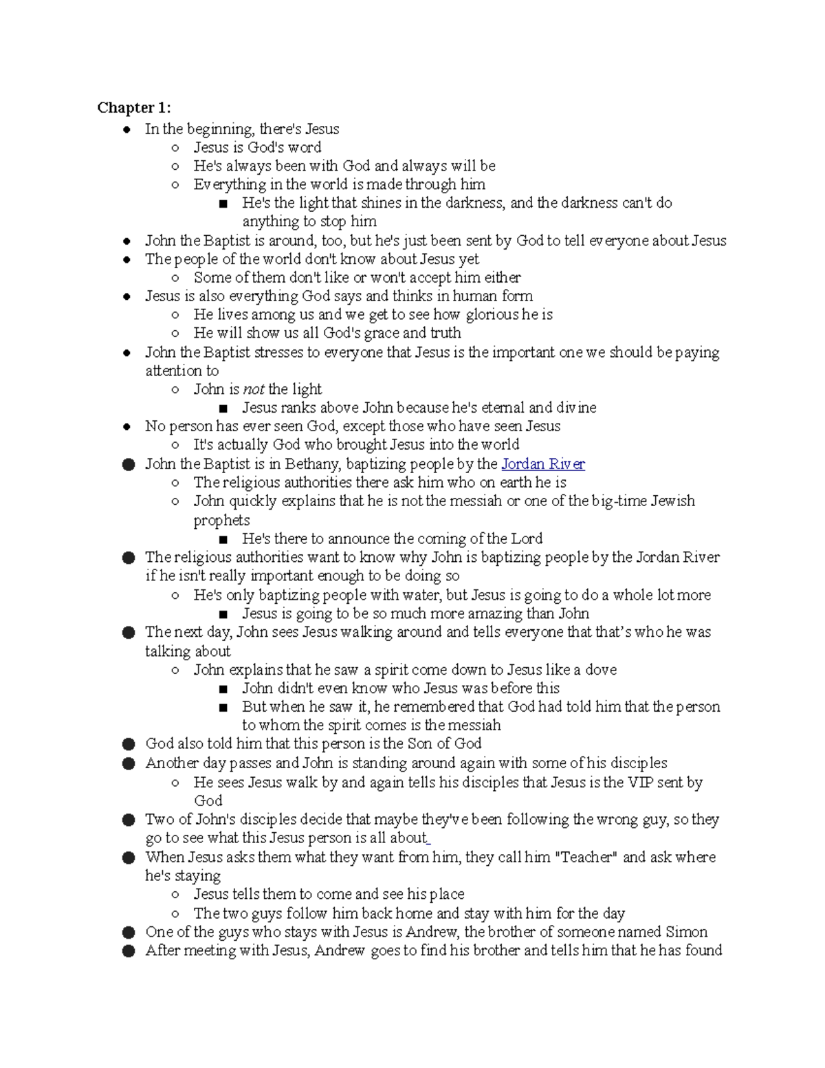 The Bible: John Notes - Chapter 1: In the beginning, there's Jesus ...