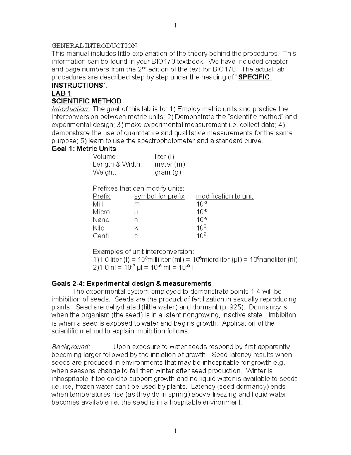 LABS 1 to 7(1) 2 Lab Material GENERAL INTRODUCTION This manual