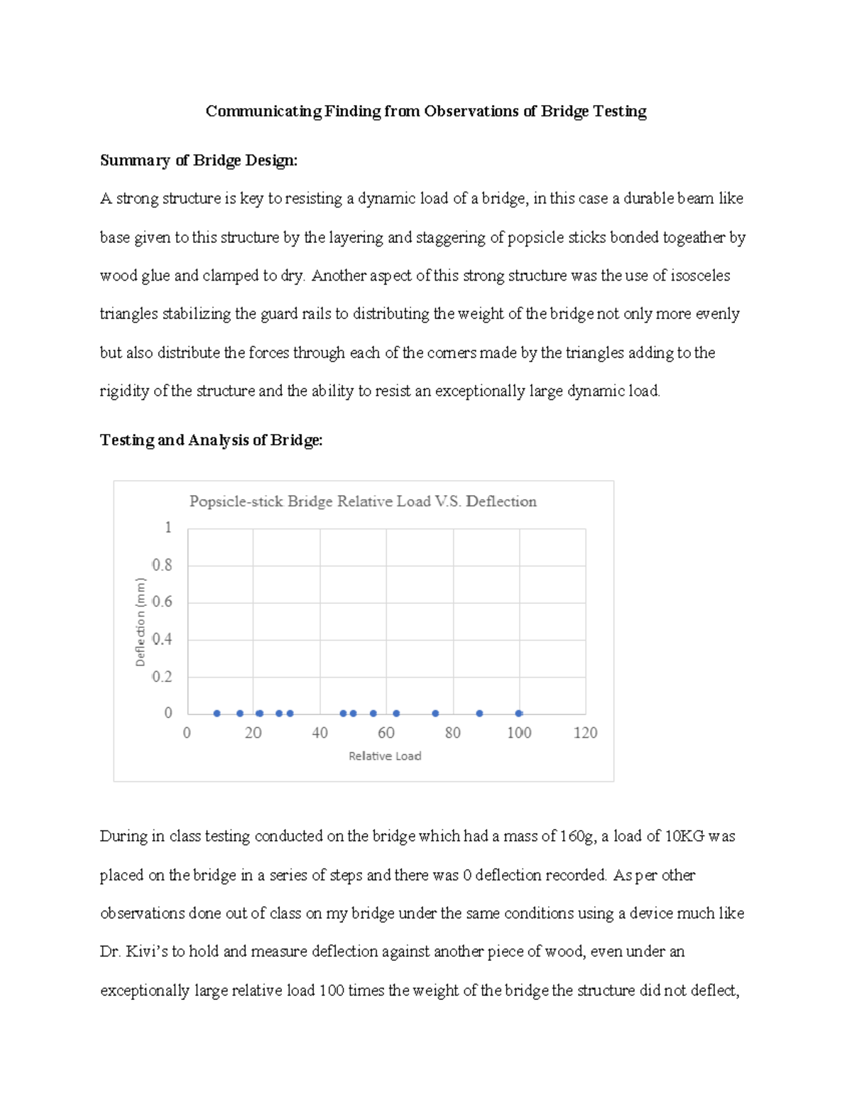 GSCI-1000 Communicating Bridge Report - Communicating Finding from ...