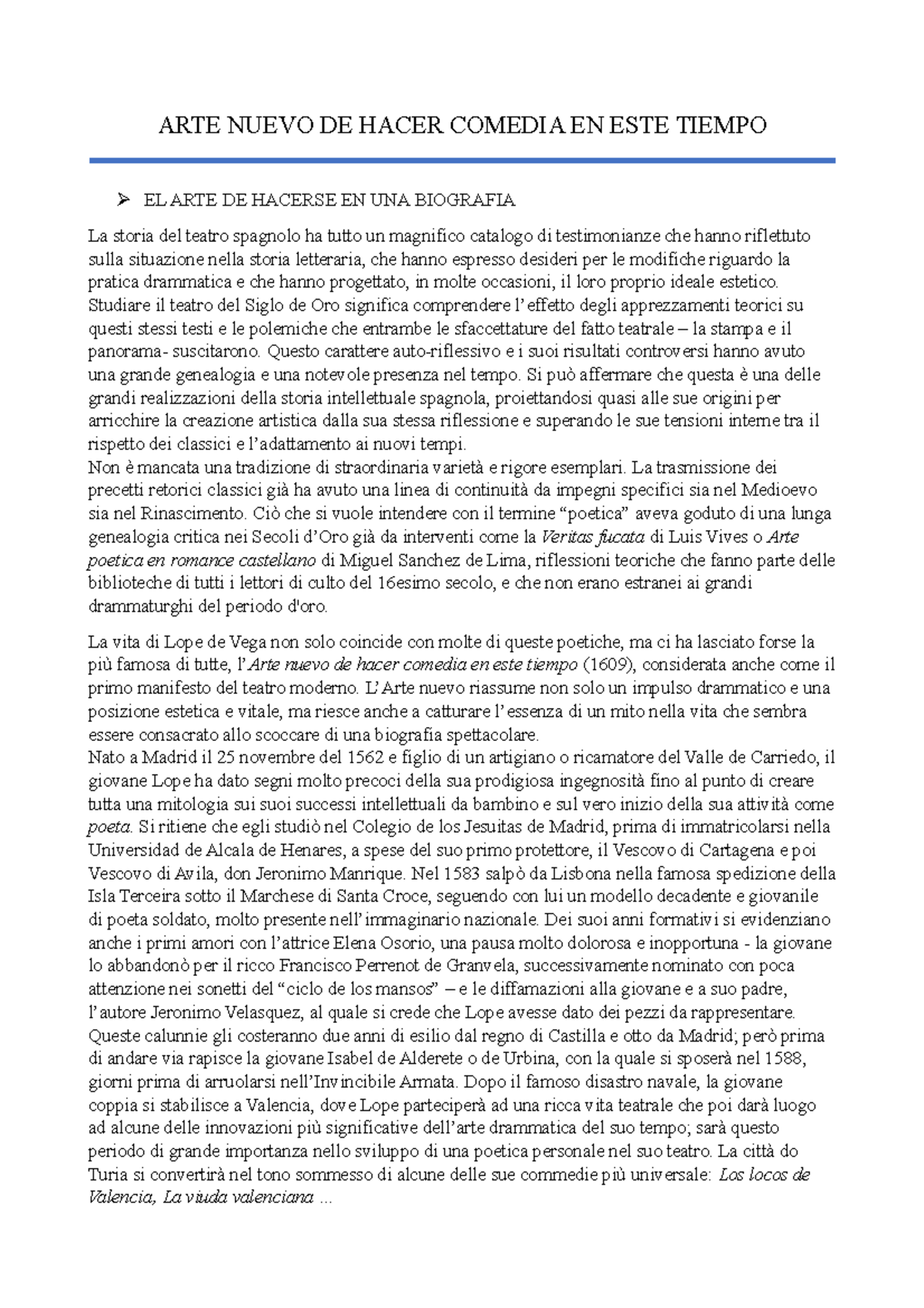 ARTE Nuevo DE Hacer Comedia EN ESTE Tiempo - ARTE NUEVO DE HACER ...