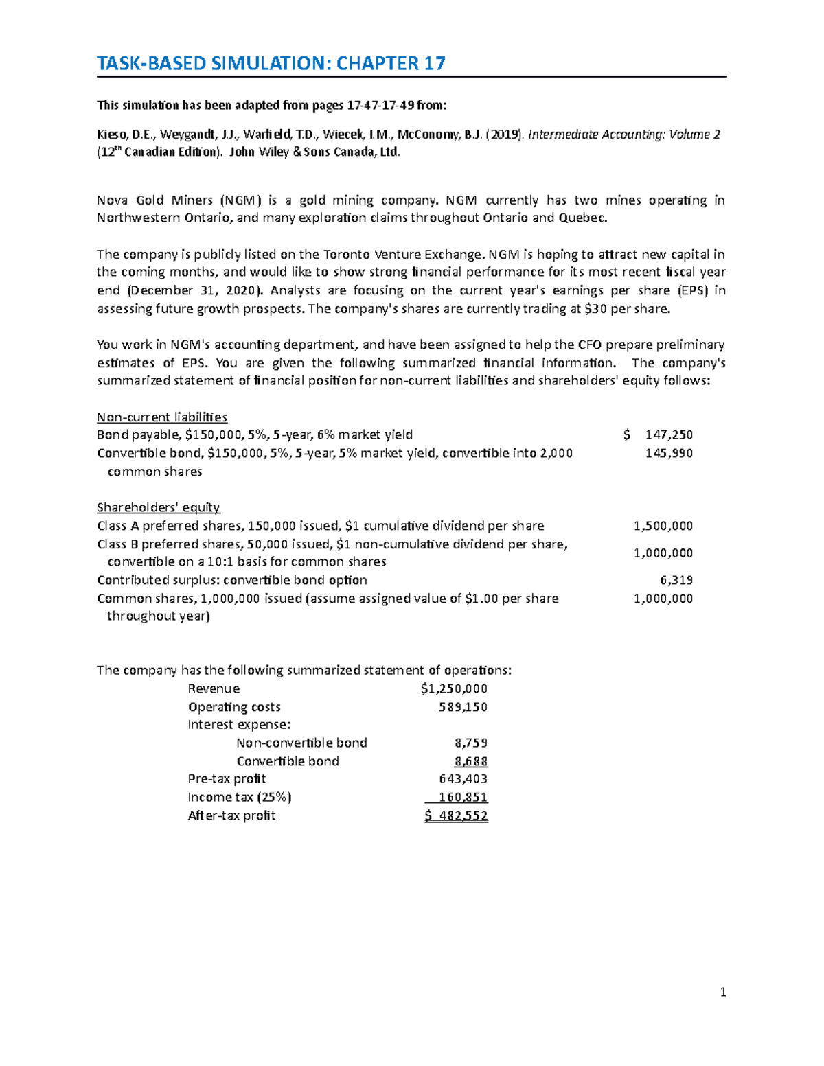 Task-Based Simulation Ch. 17 (adapted) 12th edition - TASK-BASED ...