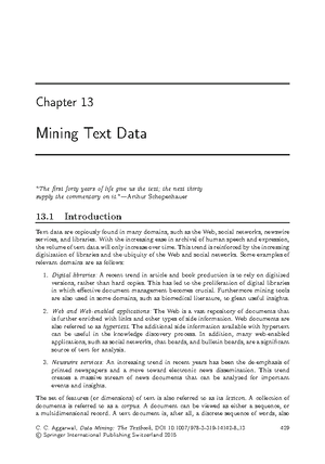 Data Mining The Textbook Chapter 16 - Chapter 16 Mining Spatial Data ...