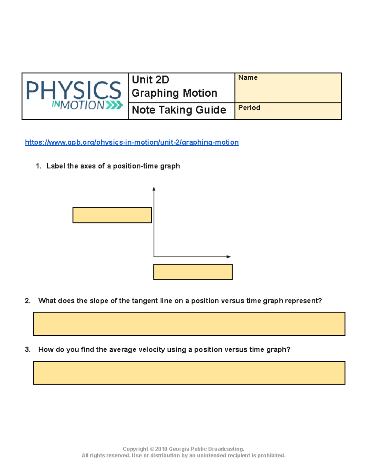 Copy of video 2d NTG - simple answers - gpb/physics-in-motion/unit-2 ...