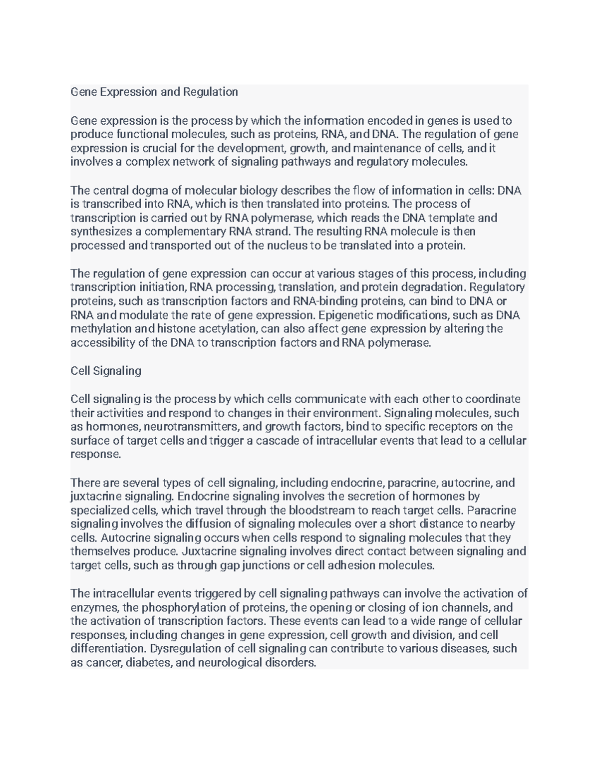 Molecular Cell Biology I Cellular Biochemistry And Molecular Biology 5 ...