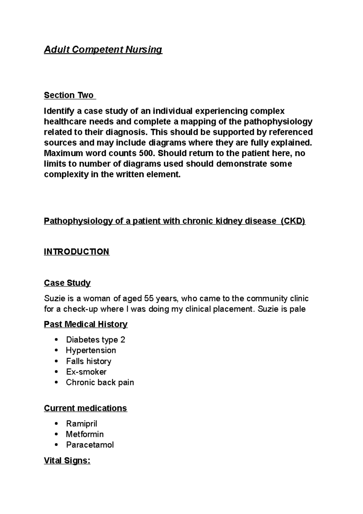 Adult Competent Nursing Section 2 3 - Adult Competent Nursing Section ...