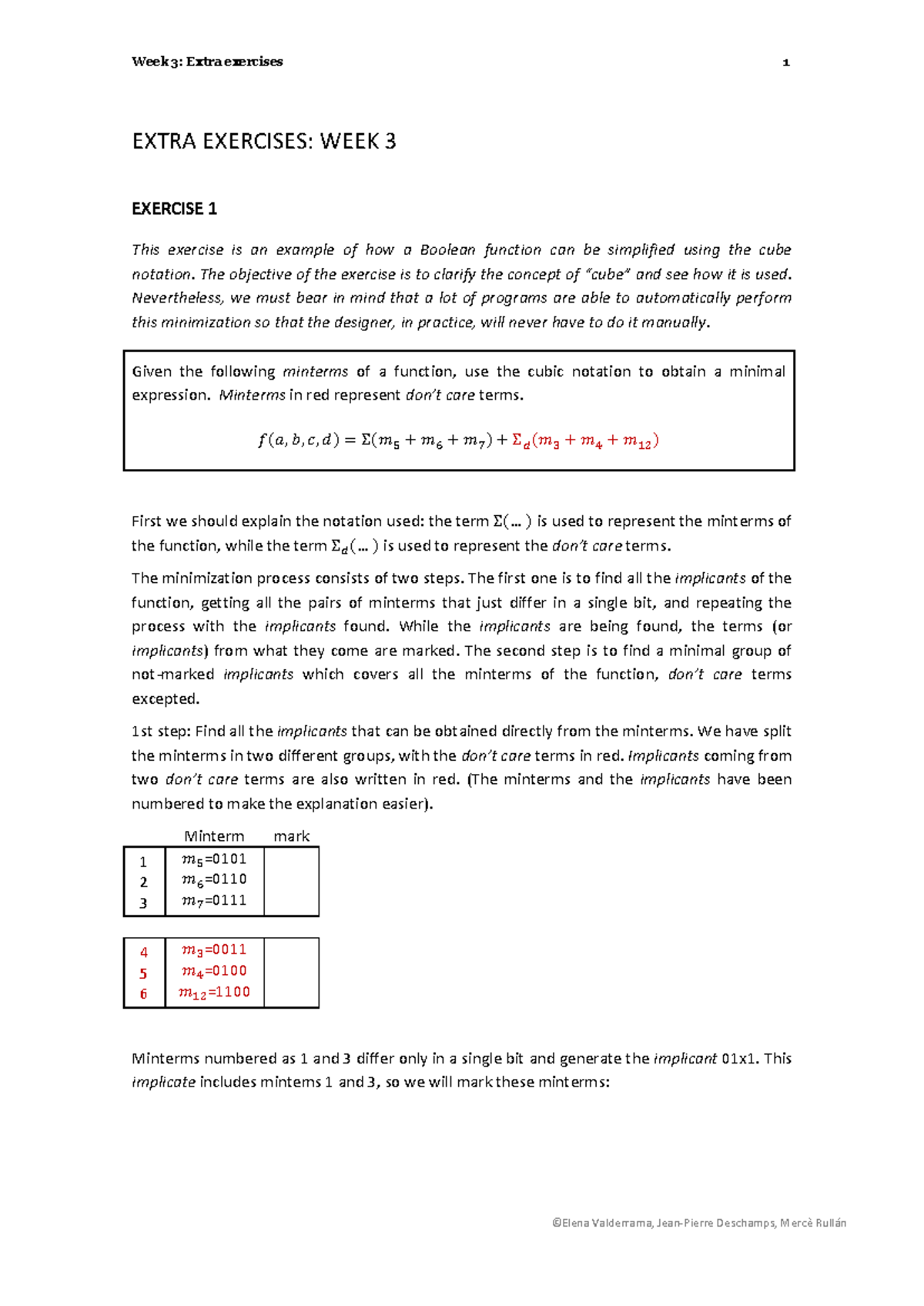 Extra Exercises WEEK 3 ENG - EXTRA EXERCISES: WEEK 3 EXERCISE 1 This ...