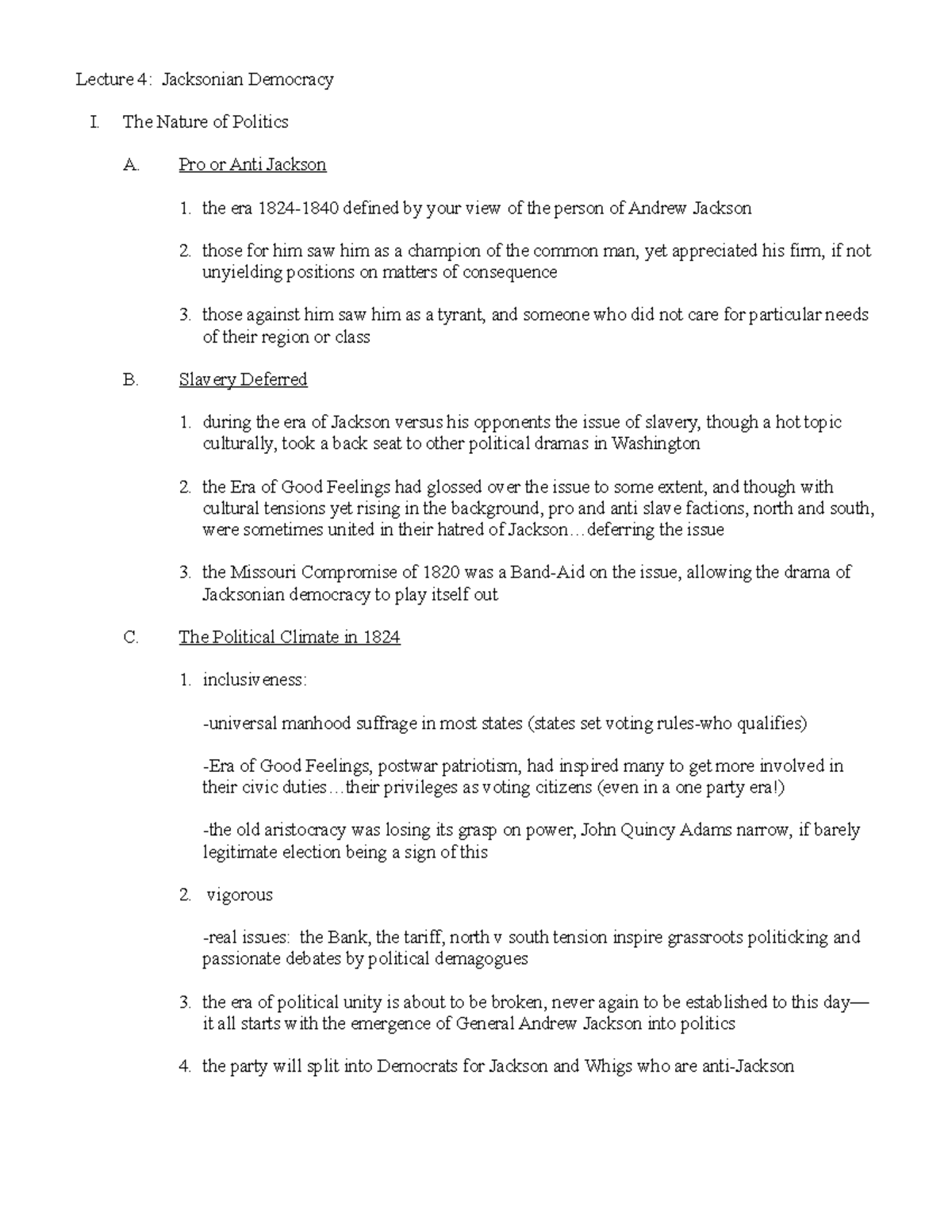 assignment instructions jacksonian democracy