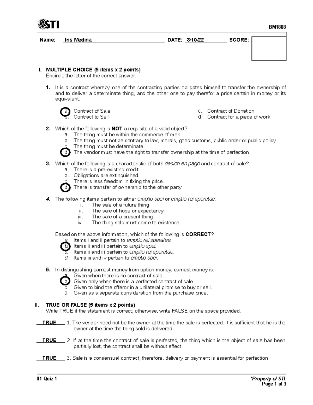 regulatory-framework-and-legal-issues-in-business-bm-01-quiz-1