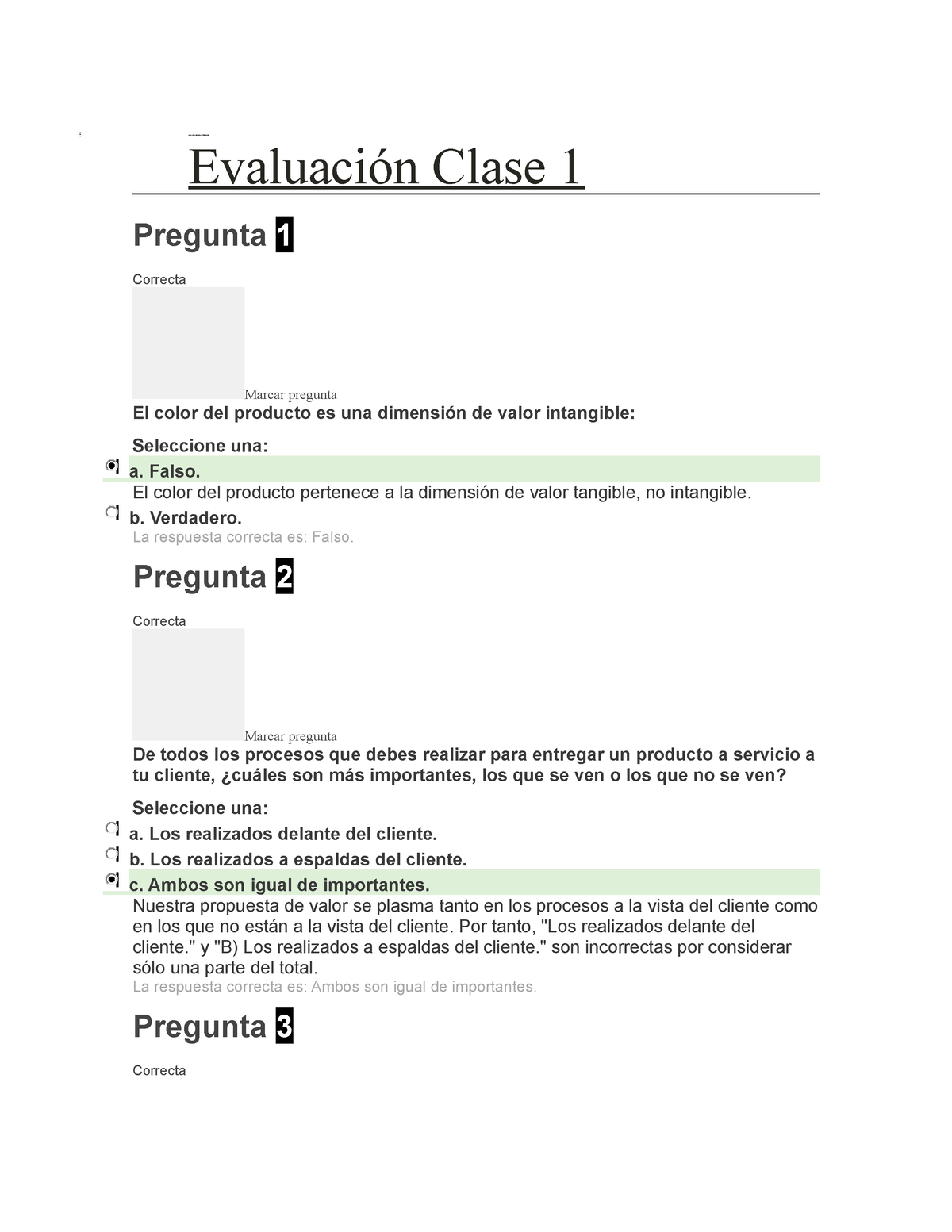 436571526 Evaluacion Clase 1 Gestion De Los Procesos - GESTIÓN DE LOS ...