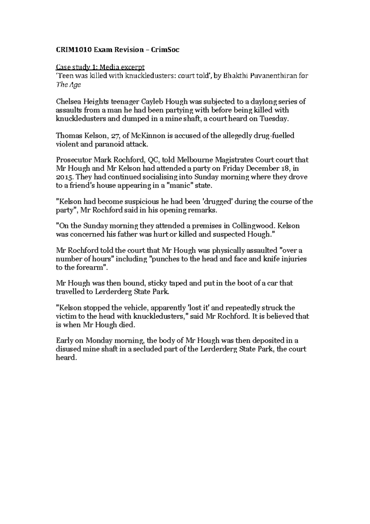 Teenager case study image