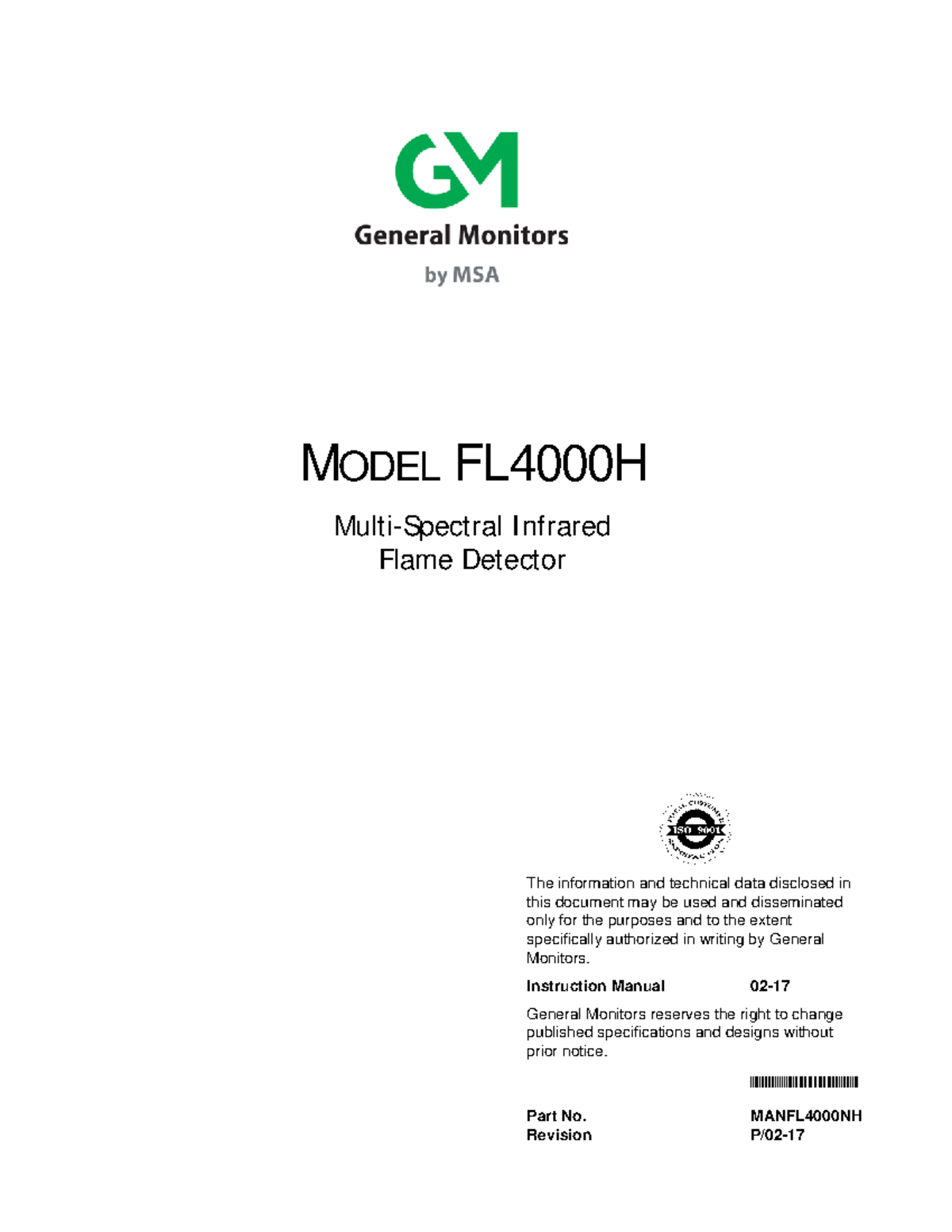 FL4000H Detector de Flama - The information and technical data ...