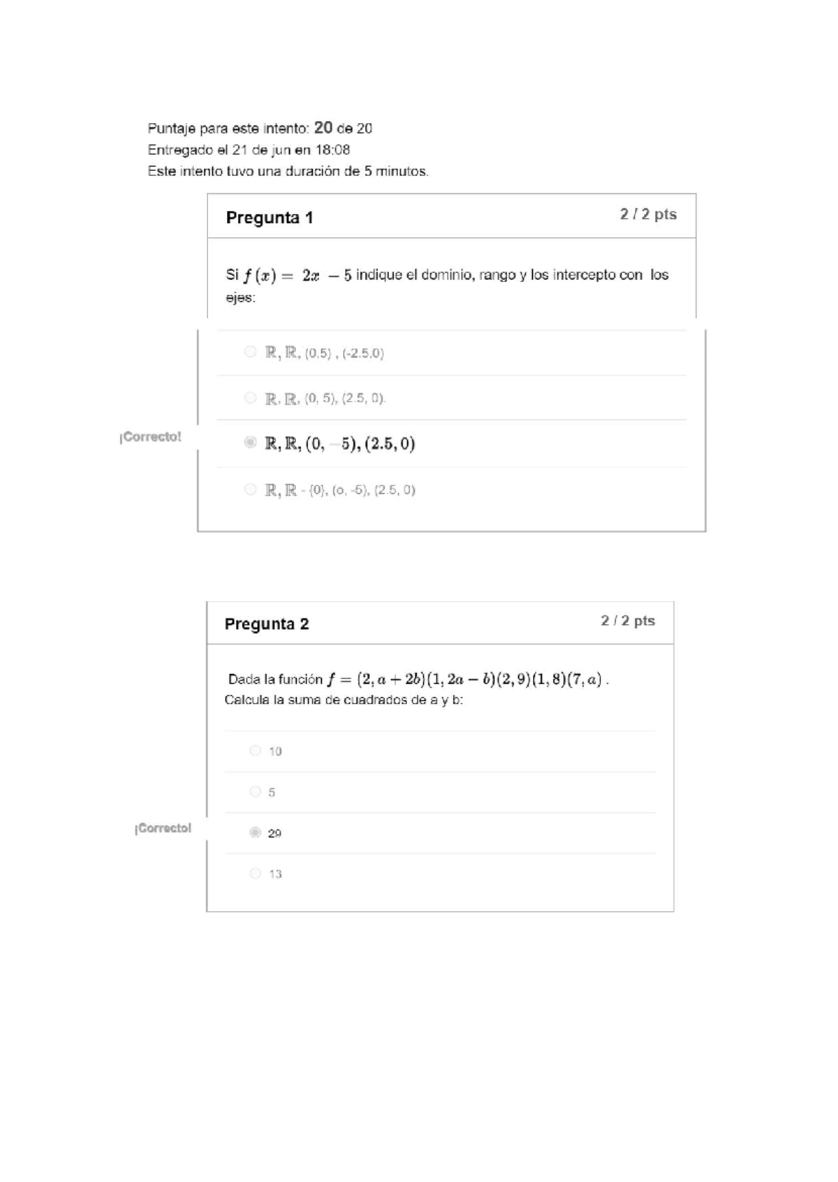 Autoevaluación 1 - MATE - Introd. A La Matemática. Para Ingeniería ...