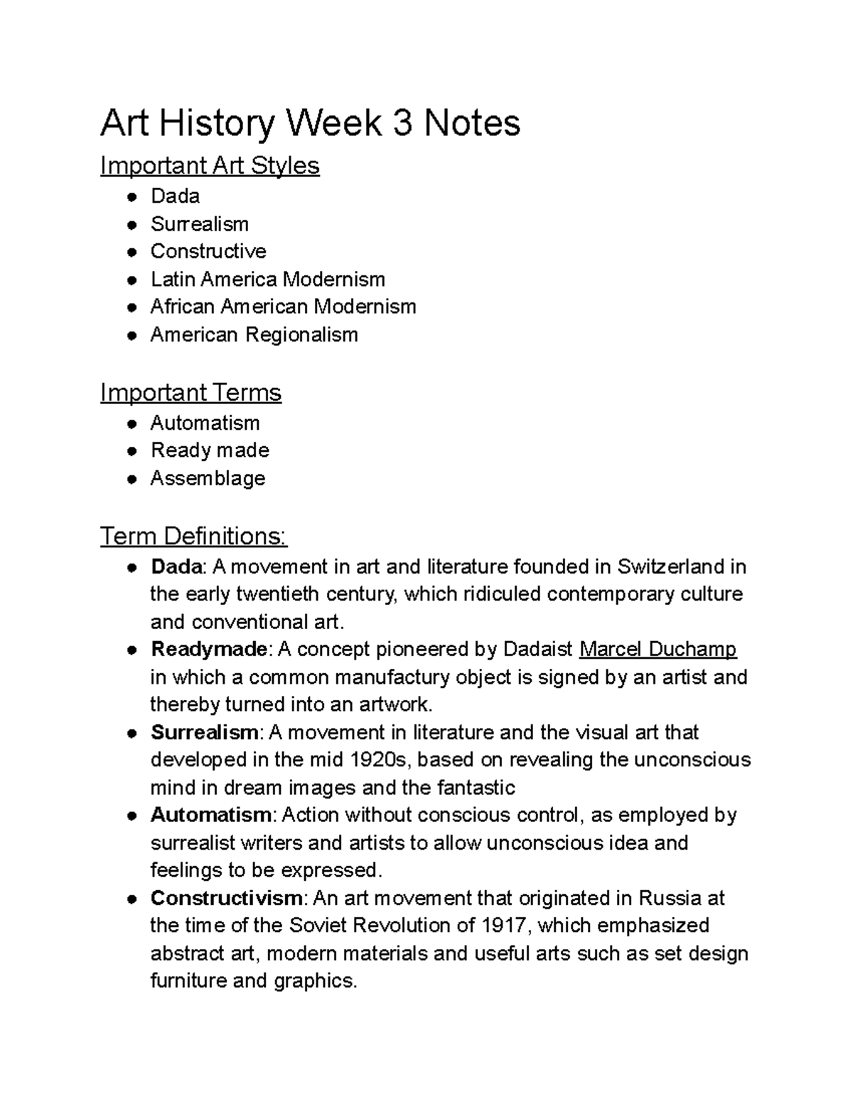 Art History Week 3 Notes Art History Week 3 Notes Important Art