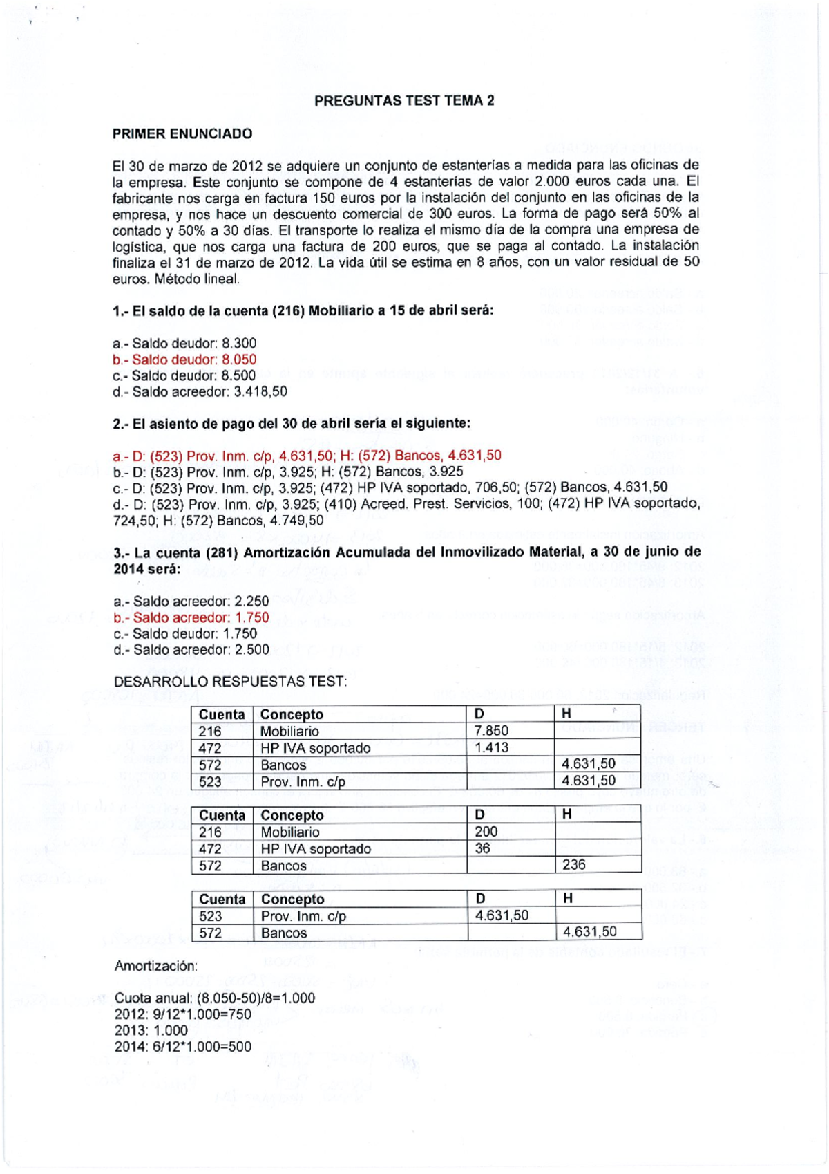 TEST TEMA 2 resuelto PREGUNTAS TEST