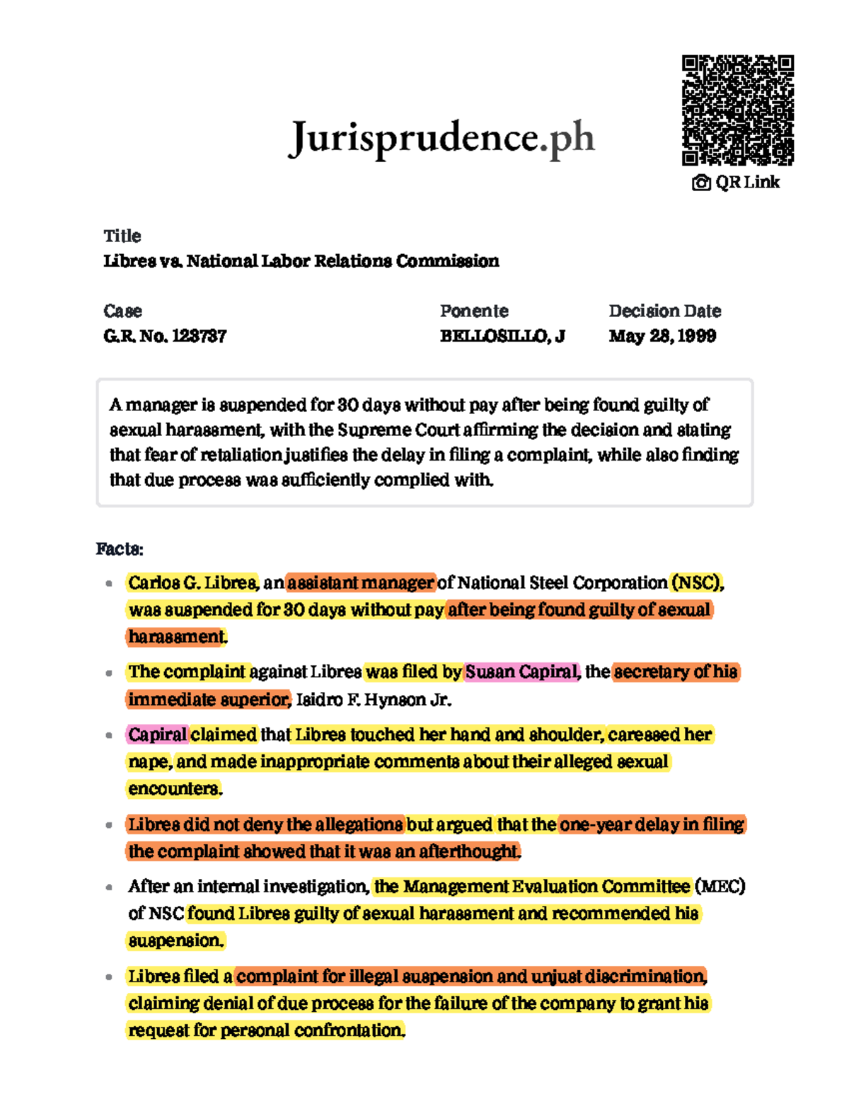 2. Libres V. NLRC - Digest - Title Libres Vs. National Labor Relations ...