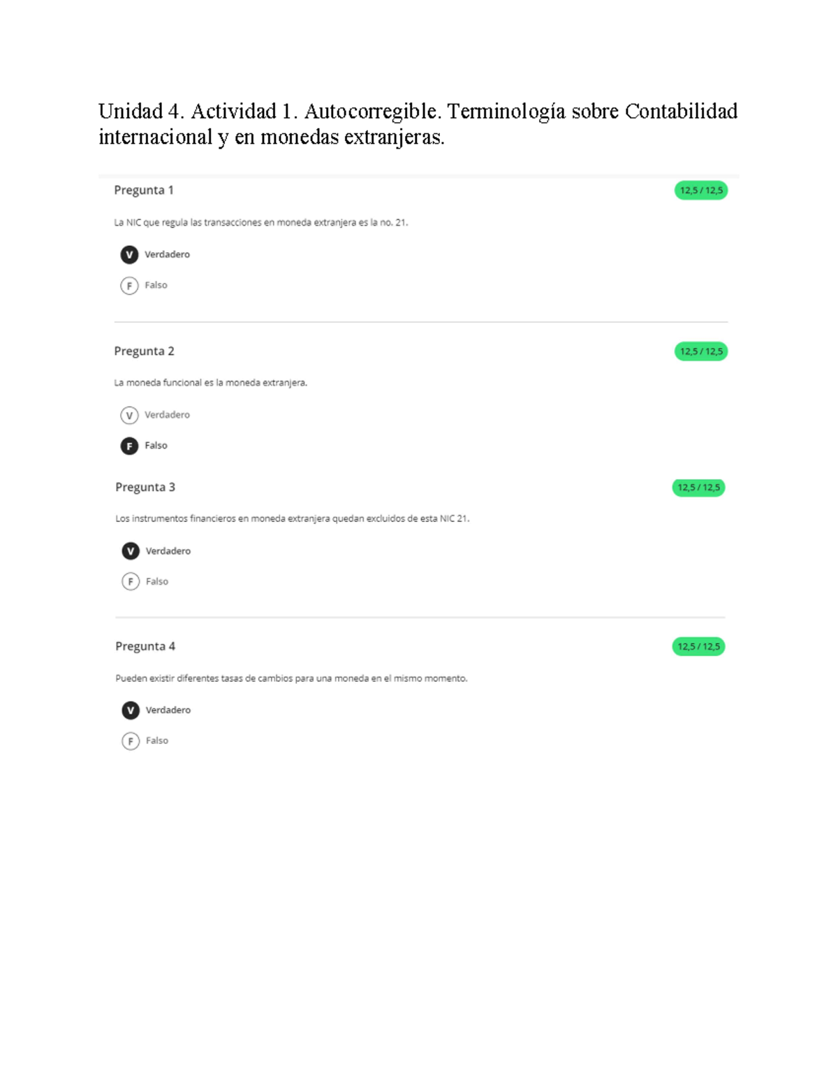 Unidad 4 Actividad 1 Autocorregible Terminología Sobre Contabilidad Internacional Y En 9187