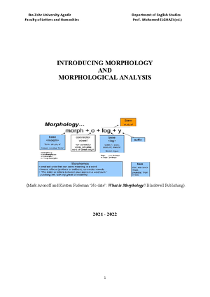 Morphology Exam Ibn Zohr University Agadir Flash English Studies First Studocu Morphology Exam Ibn Zohr University Agadir Flash English Studies First Studocu