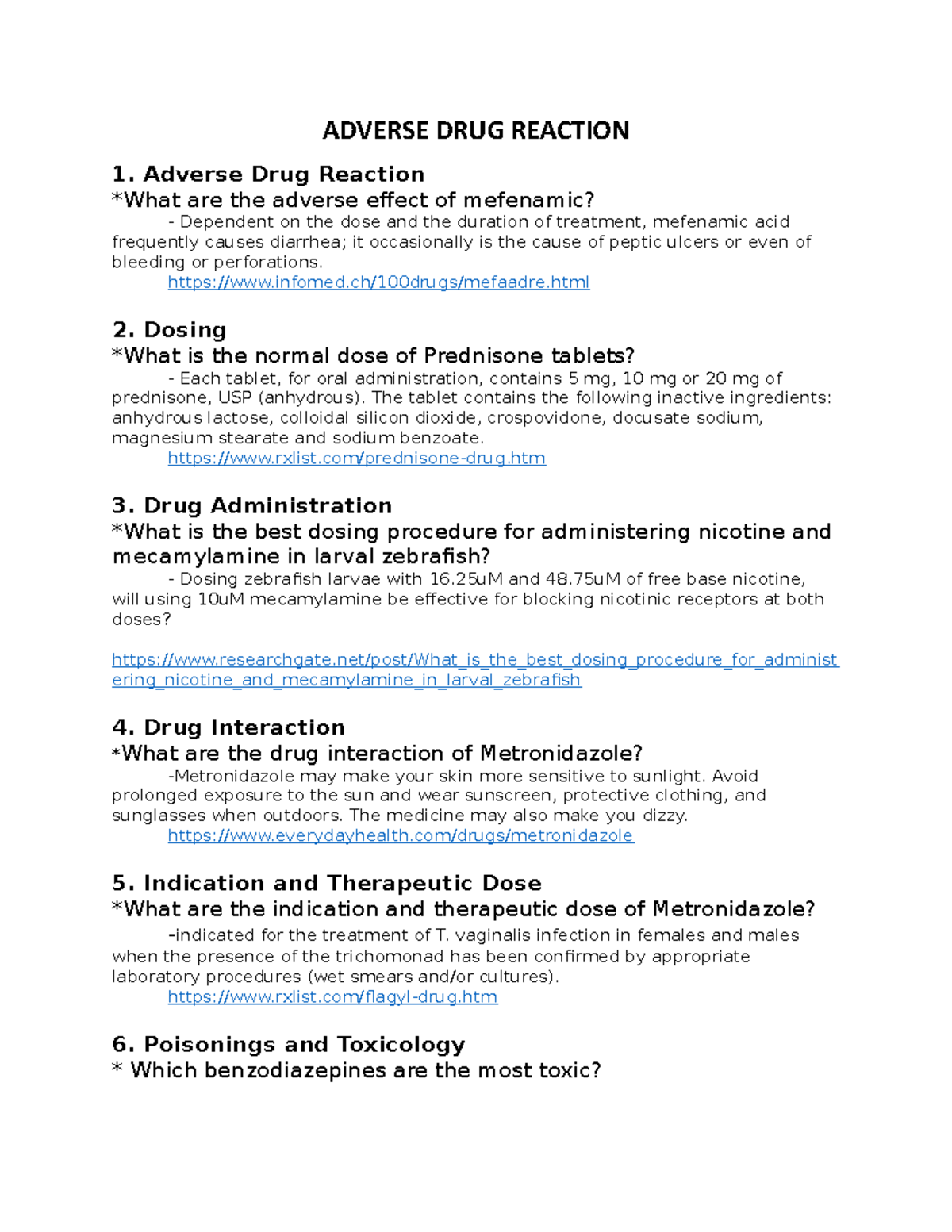 Adverse DRUG Reaction - ADVERSE DRUG REACTION 1. Adverse Drug Reaction ...