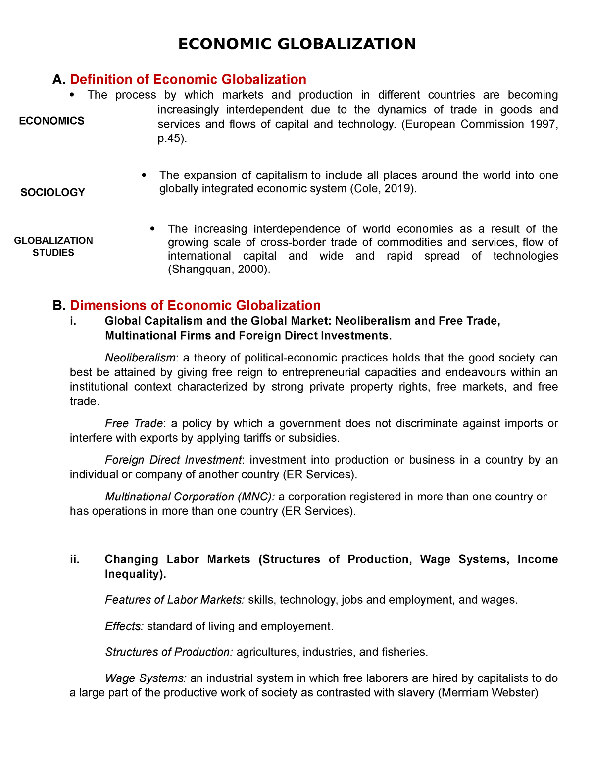 economic-globalization-summary-economic-globalization-a-definition